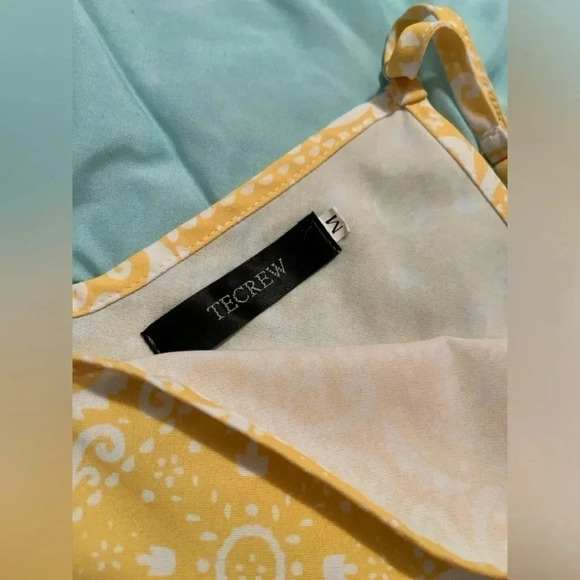🌞 TecCrew Yellow Boho Print Cami Tank Top | Women’s M - Picture 3 of 3